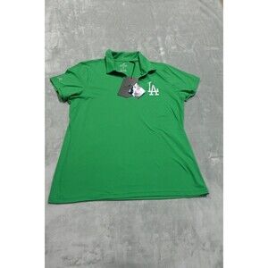 Los Angeles Dodgers Womens Medium Antigua St. Patrick's Day Era Polo NWT